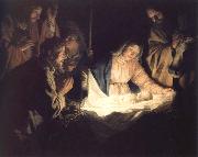 adoration of the shepherds Gerrit van Honthorst